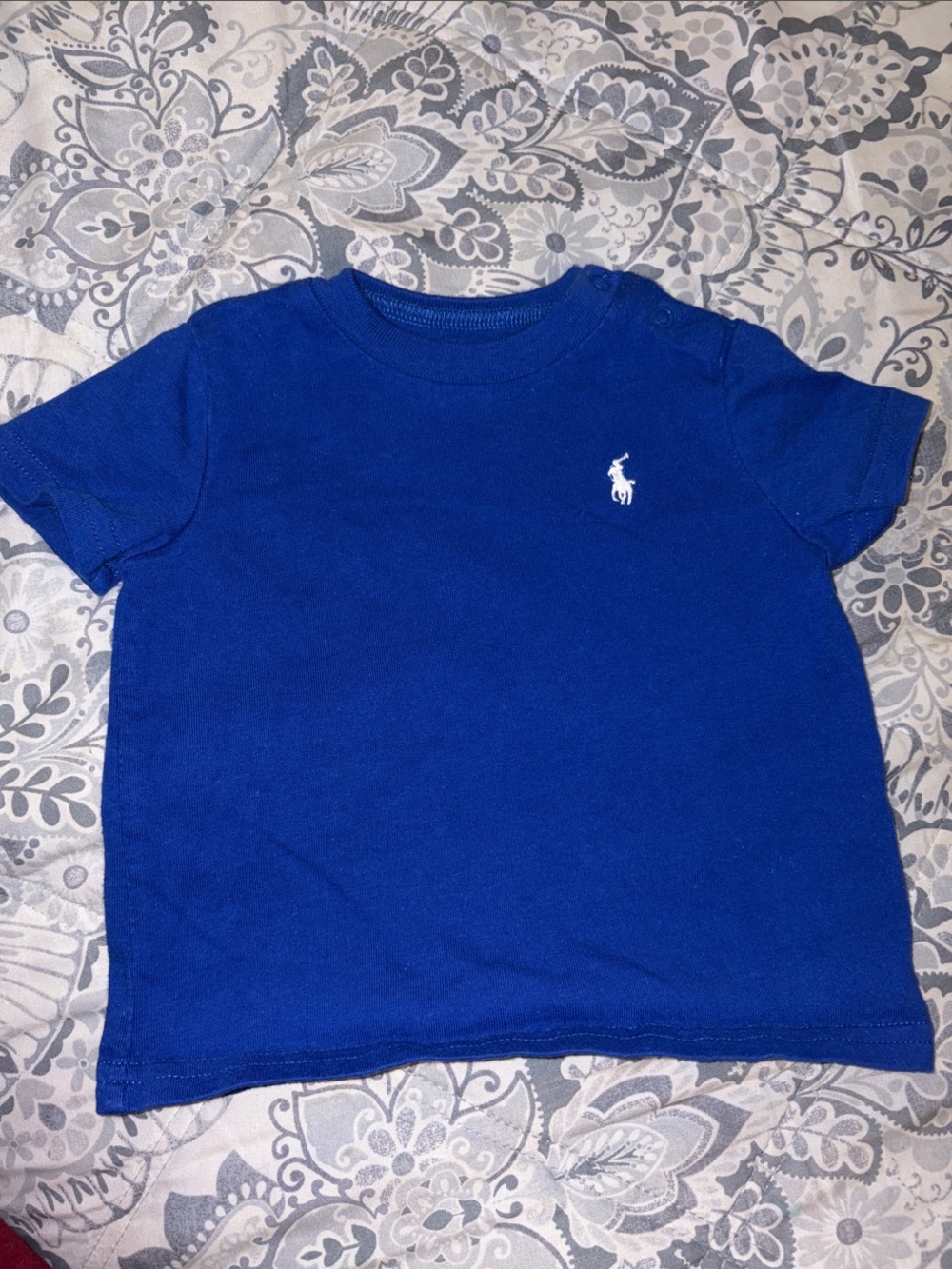 Ralph Lauren Bright Blue Toddler Polo Crew Tee